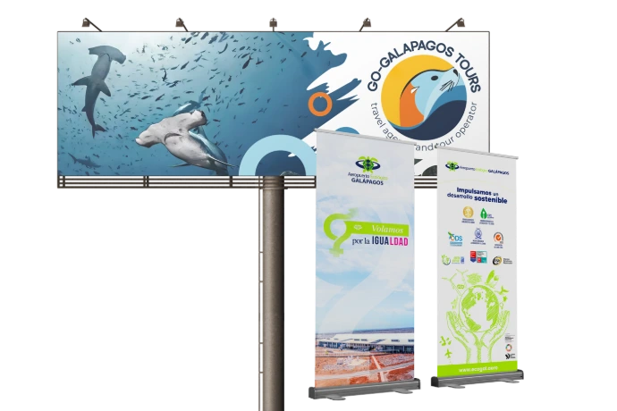 Banners y gigantografías para empresas en Galápagos
